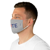 Vote. Your. Heart. - Two-Layer Fabric Face Mask in Gray